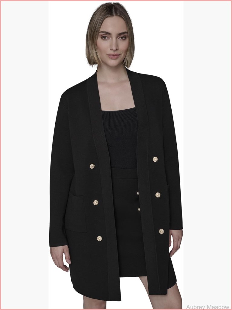 Long Sleeve Cardigan Sweater With Pockets - Essential Layer
